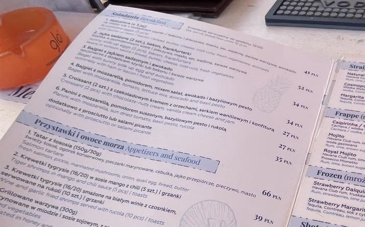 Przy sopockiej plaży za jajecznicę trzeba zapłacić 42 zł