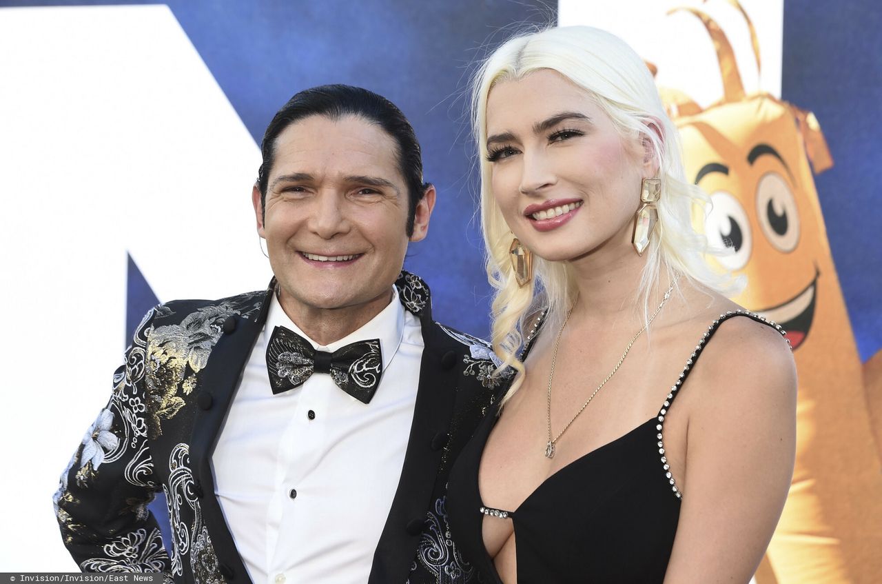 Corey Feldman with his wife Courtney Anne Mitchell (the couple are currently separated)