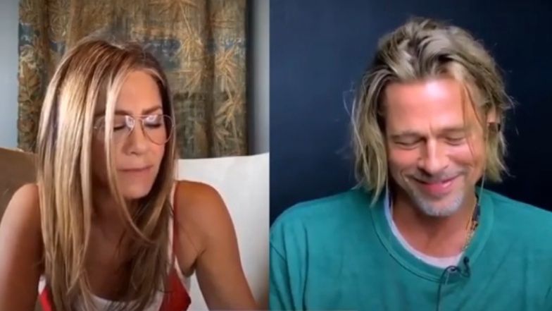 Brad Pitt i Jennifer Aniston wystąpili na wideokonferencji
