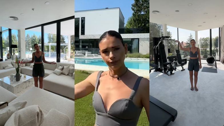 The celebrity showed off a villa for 9 million złoty. The interiors are impressive