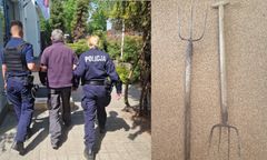 Przyszli z widłami i szpadlem, grozili zabójstwem i spaleniem