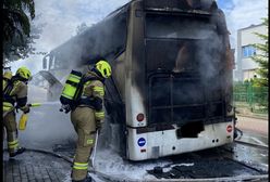 Feralna wycieczka. Autobus zapalił się, zanim dzieci wsiadły