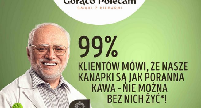 „Dziwny pan ze stocka" w kampanii Gorąco Polecam. Smaki z piekarni