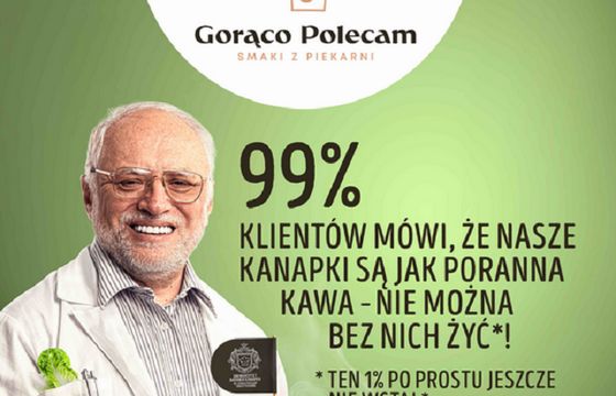 „Dziwny pan ze stocka" w kampanii Gorąco Polecam. Smaki z piekarni