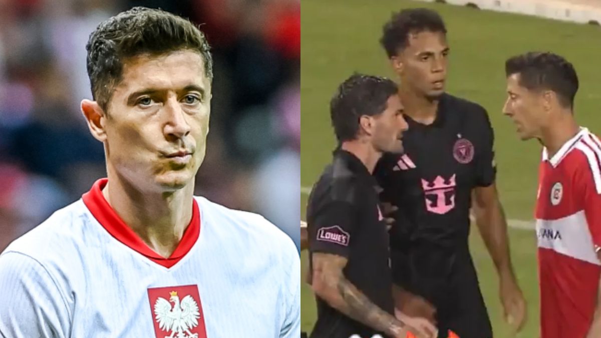Robert Lewandowski o bójce Rodrigo De Paulem