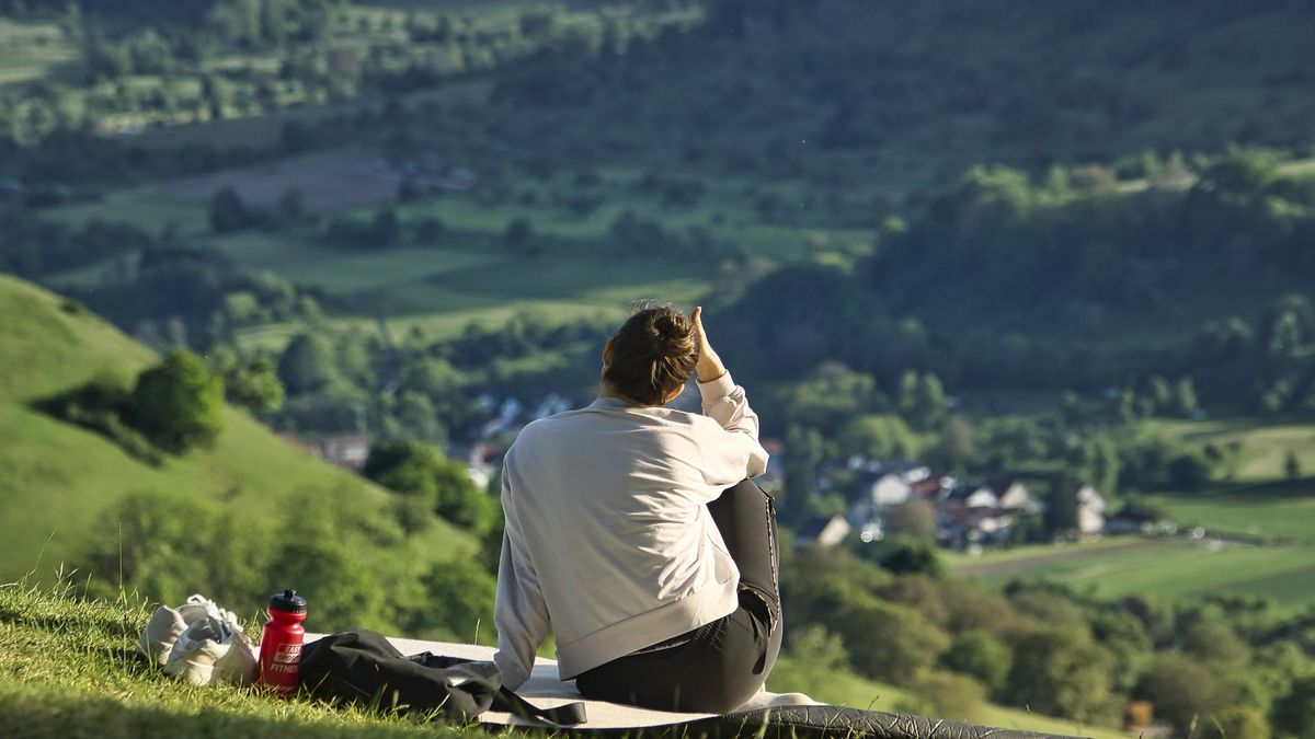 odpoczynek, majówka, góry, kobieta