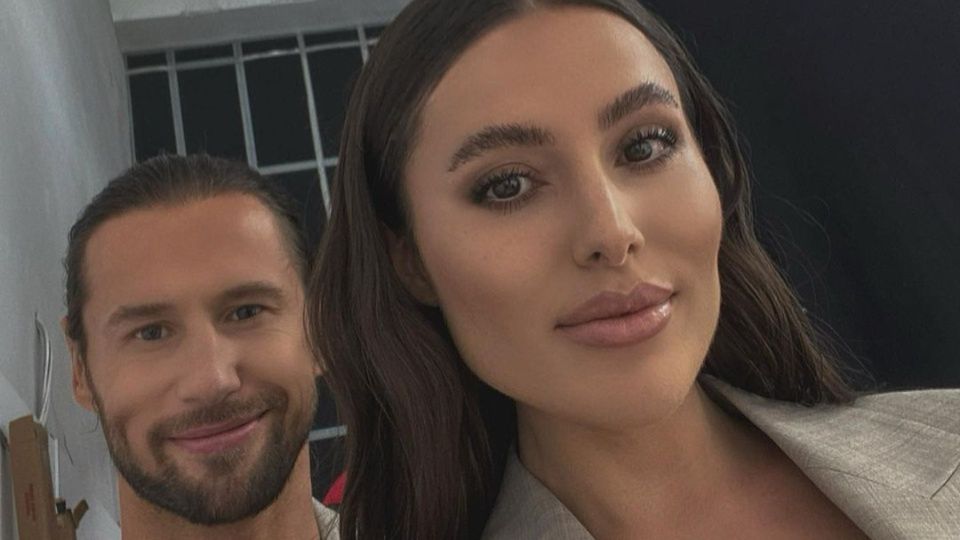 Celia Janunat i Grzegorz Krychowiak