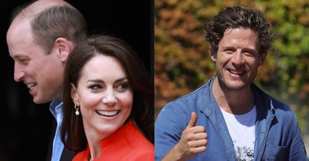 Kate Middleton OBLAŁA SIĘ RUMIEŃCEM podczas miłej pogawędki ze znanym aktorem. Mina Williama? Wymowna (FOTO)