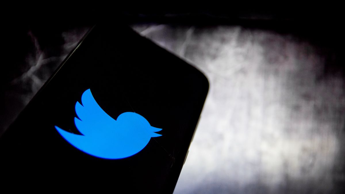 In this photo illustration Twitter logo is displayed on a smartphone screen in Athens, Greece on December 14, 2020. (Photo by Nikolas Kokovlis/NurPhoto via Getty Images)