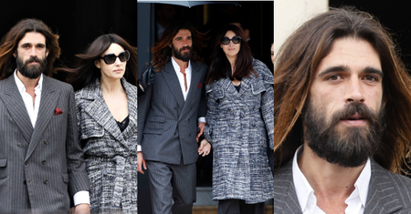 Elegancka Monica Bellucci debiutuje z nowym chłopakiem na pokazie Chanel (FOTO)