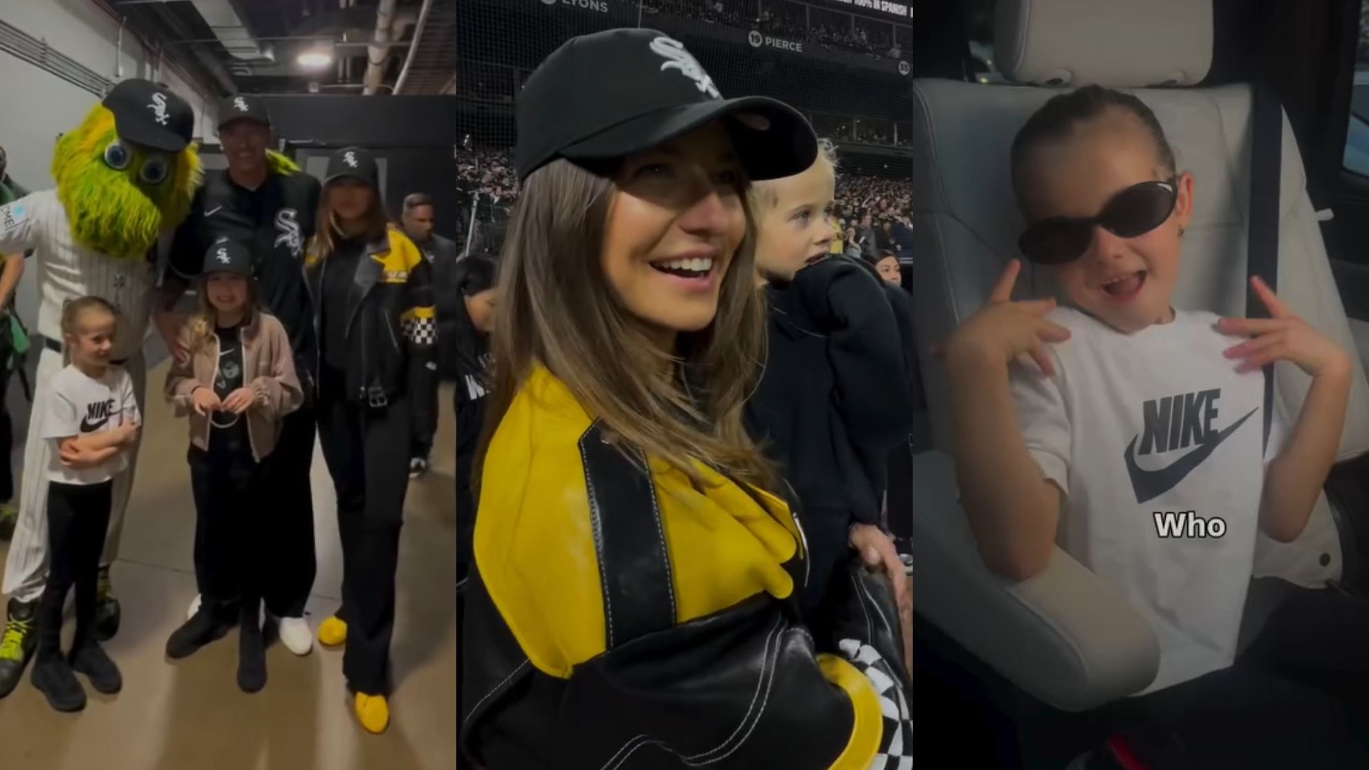 Anna Lewandowska nagrała rodzinny wypad na mecz baseballa