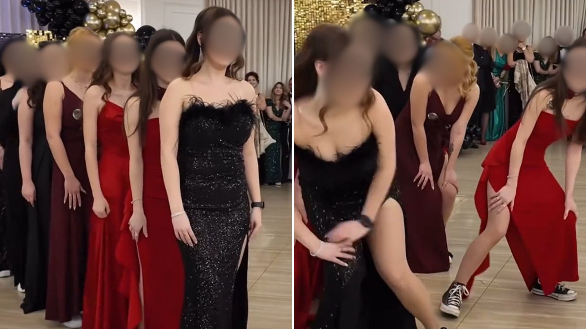 Zatańczyły na studniówce. Nagle pojawił się dyrektor.