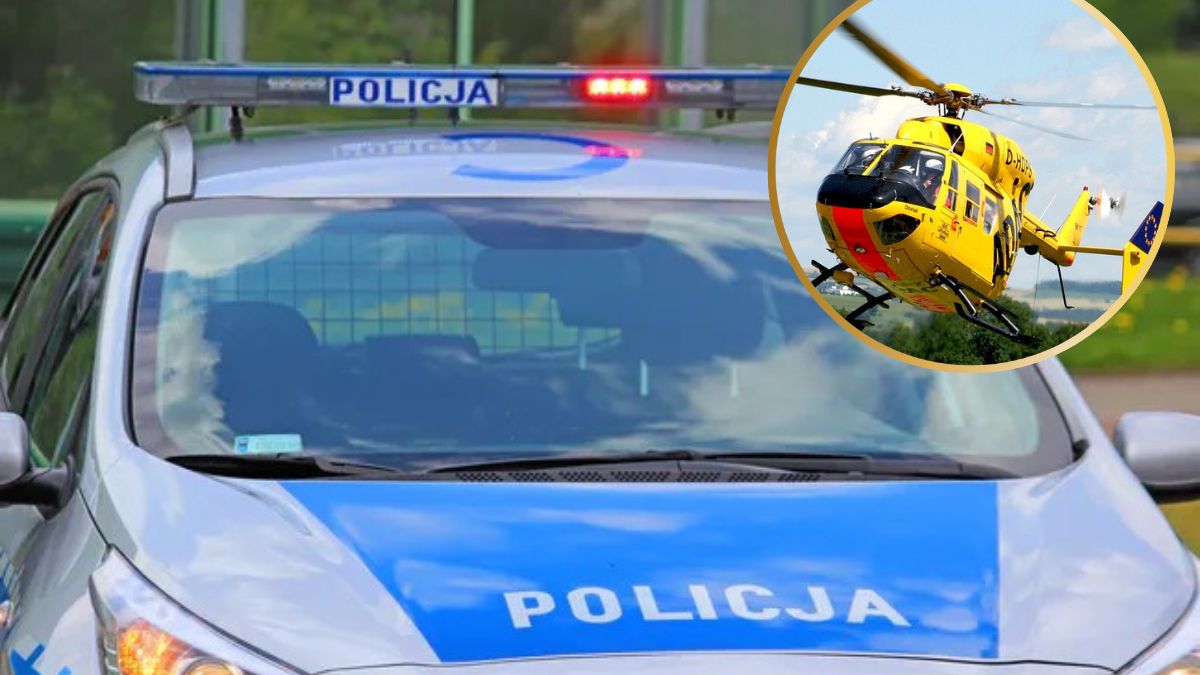 2,5-letni chłopiec wypadł z okna pierwszego piętra budynku na beton. Nieprzytomne dziecko zostało zabrane do warszawskiego szpitala