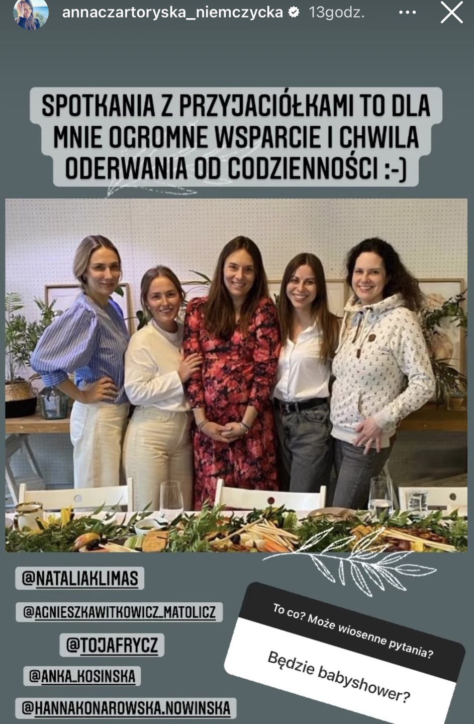 Anna Czartoryska-Niemczycka pokazała fotki z baby shower