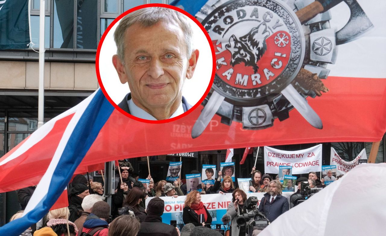 Antyszczepionkowcy w akcji. Zdemolowana sala sądu, opluty lekarz