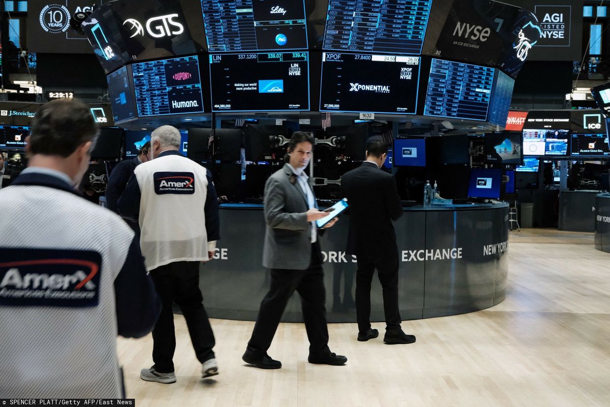 Giełda The New York Stock Exchange (NYSE).