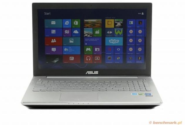 Asus N550JV laptop windows 8 widok