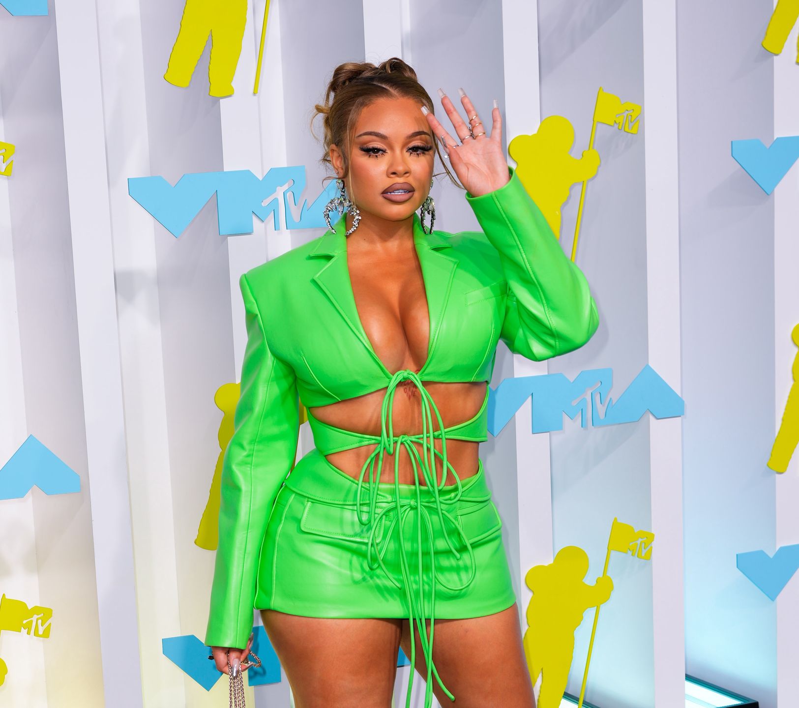 2022 MTV Video Music Awards - ArrivalsNEWARK, NEW JERSEY - AUGUST 28: Latto arrives at 2022 MTV VMAs at Prudential Center on August 28, 2022 in Newark, New Jersey. (Photo by Gotham/WireImage)Gotham
