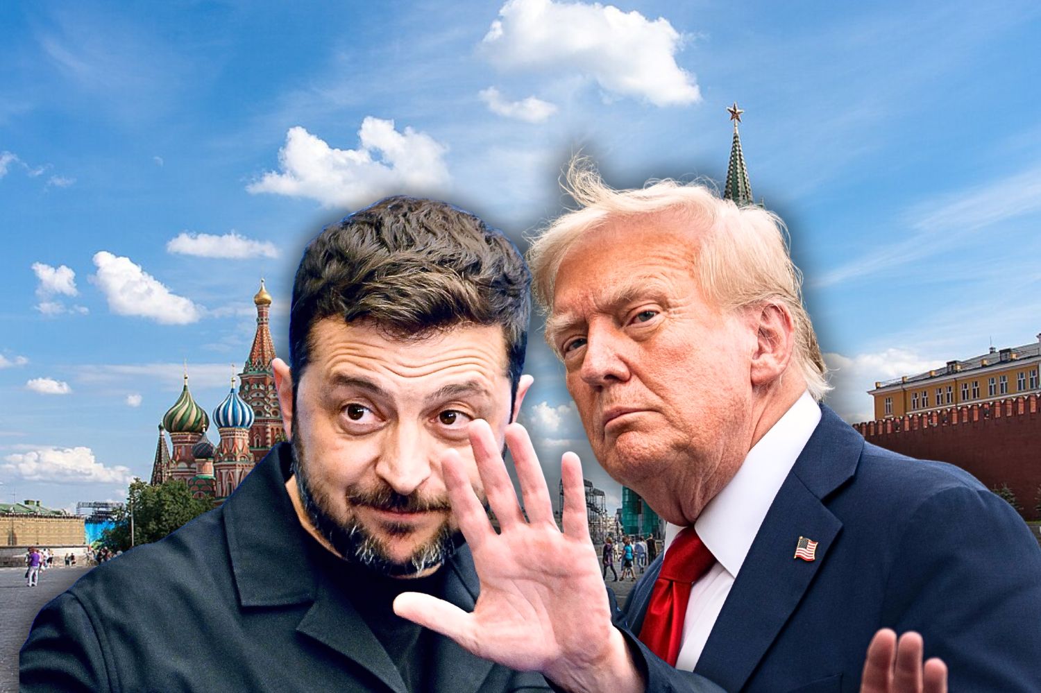 Wołodymyr Zełenski, Donald Trump