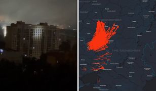 Działo się w nocy. Dziesiątki dronów nad Rosją