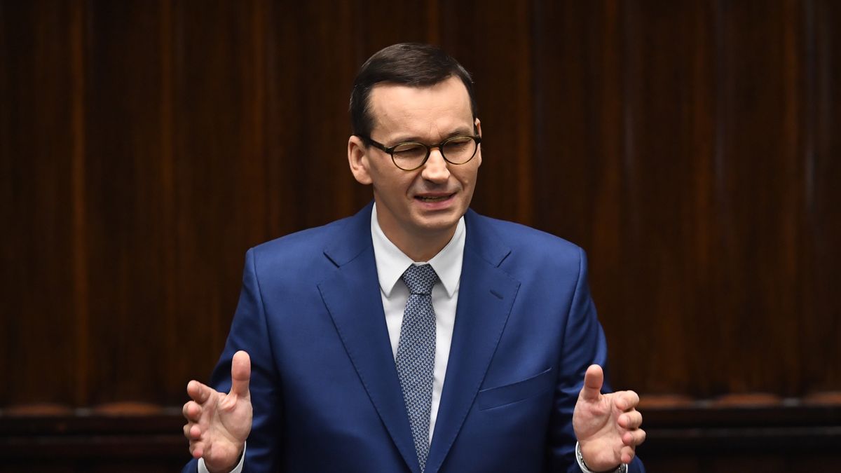 Mateusz Morawiecki sam wystąpił z wnioskiem o wotum zaufania.