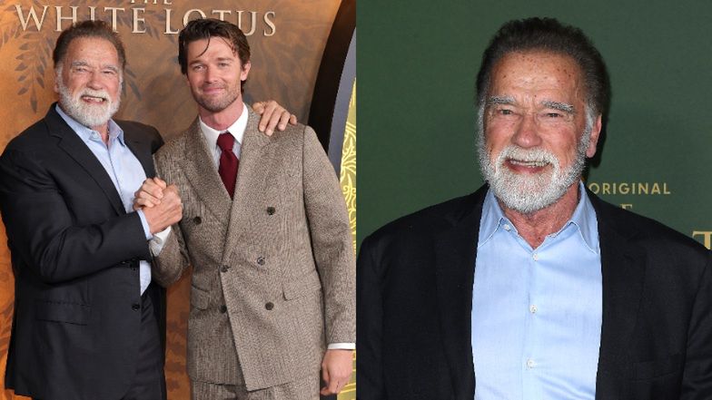 Arnold Schwarzenegger wspiera syna na premierze serialu 