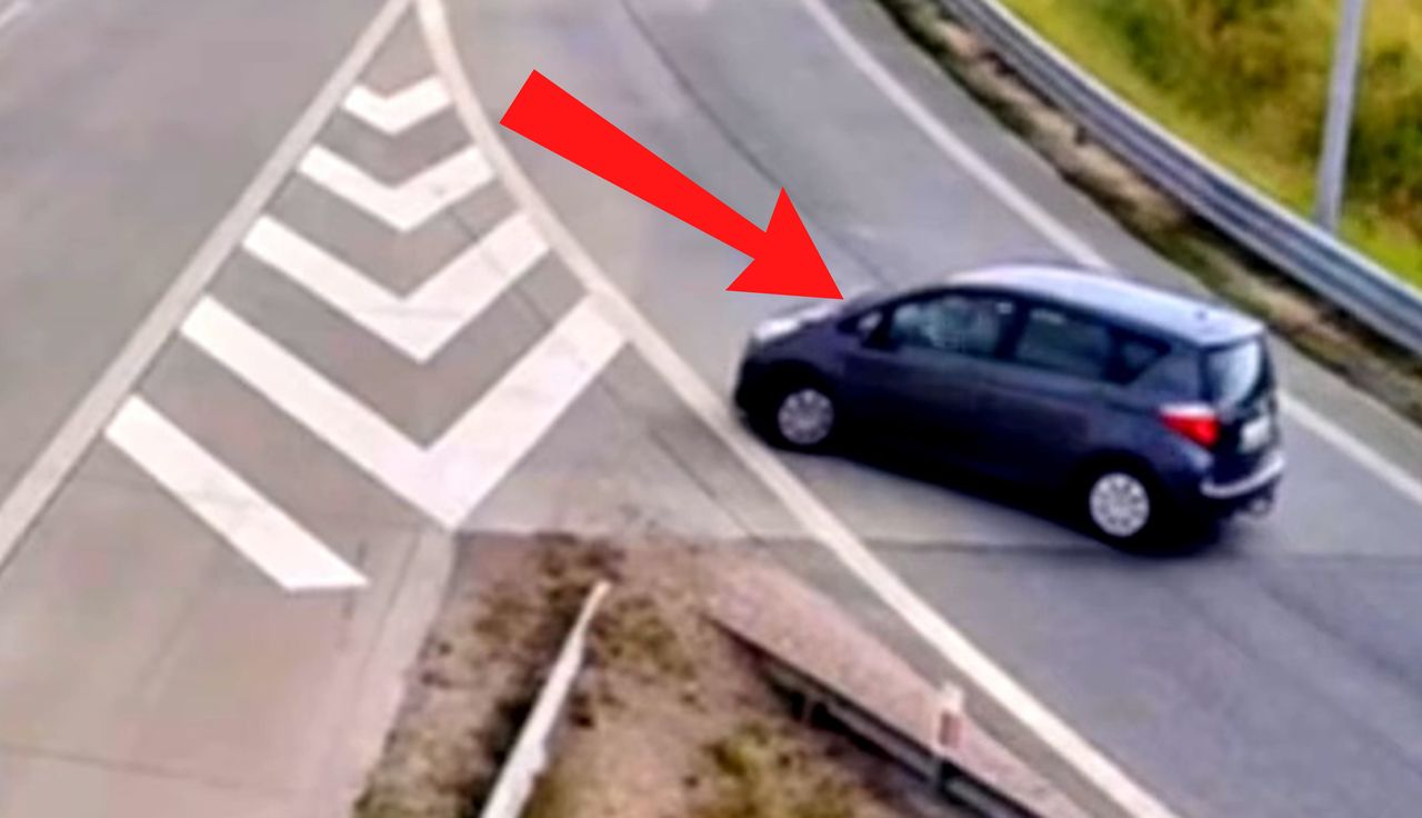 Kobieta zawróciła na A1. Nagranie trafiło do sieci