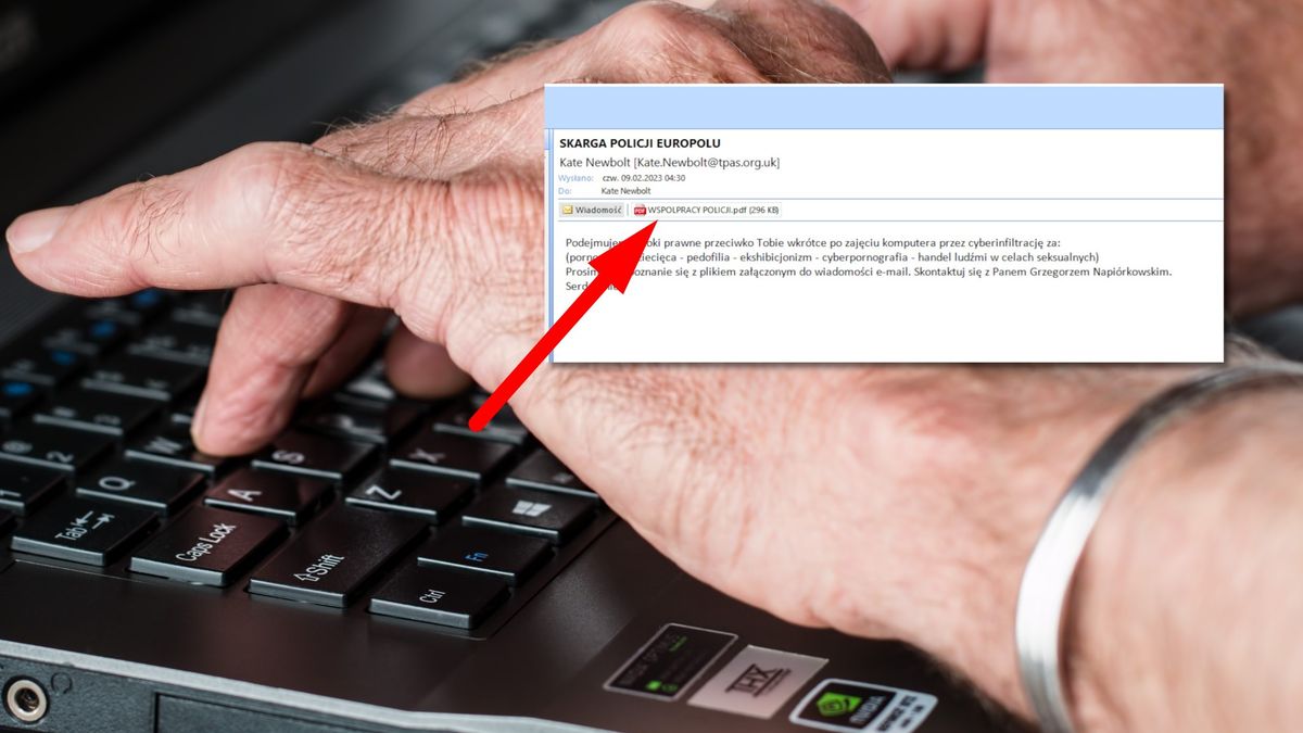 Phishing wykorzystujący wizerunek Europolu