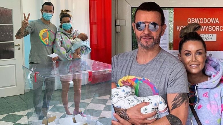 Małgorzata Rozenek i Radosław Majdan zabrali Henia na wybory