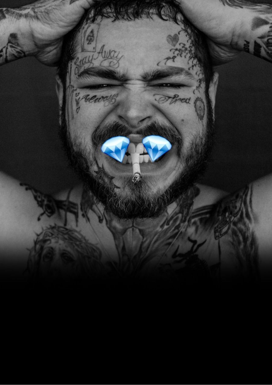 Post Malone: diamenty w zębach warte 1,6 miliona dolarów :O