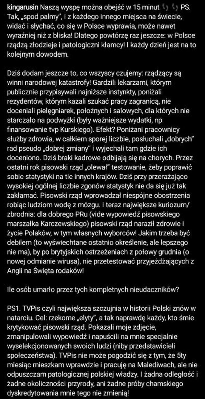 Kinga Rusin znów uderza w PiS