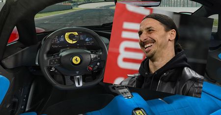 Zlatan Ibrahimović w samochodzie za 11,6 mln zł. To limitowane ferrari SP3
