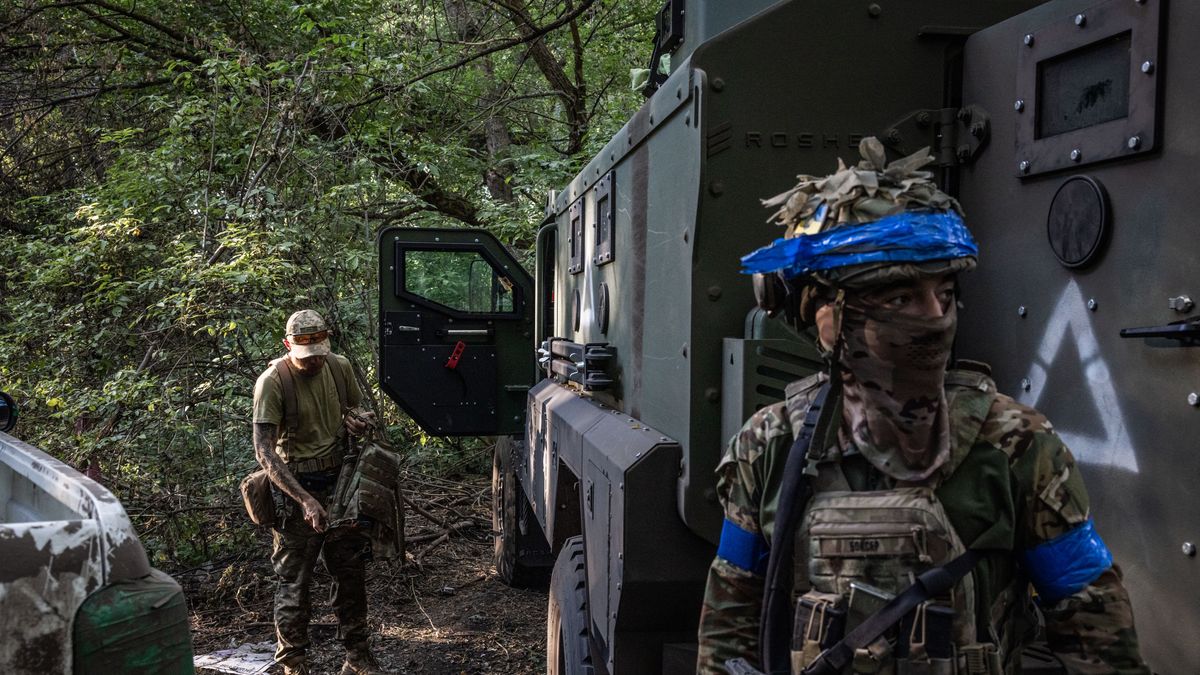 Ukraińscy żołnierze w obwodzie kurskim