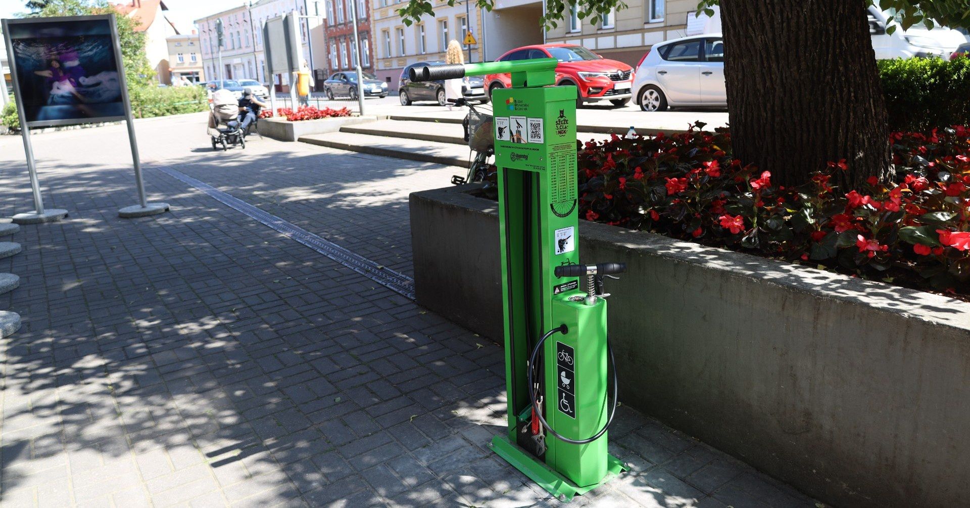 Mobilna stacja naprawy rowerów w Szczecinku