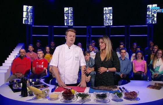 Karolina Szostak prowadzi kącik kulinarny w Polsat Sport Premium