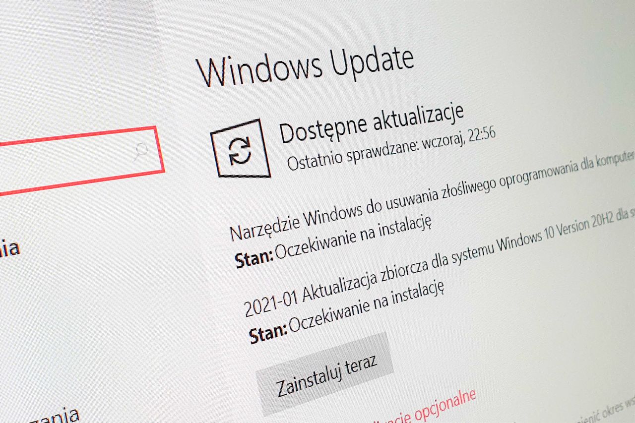Windows 10 i pierwszy wtorek z łatkami w 2021 r. Załatano poważną lukę w Defenderze