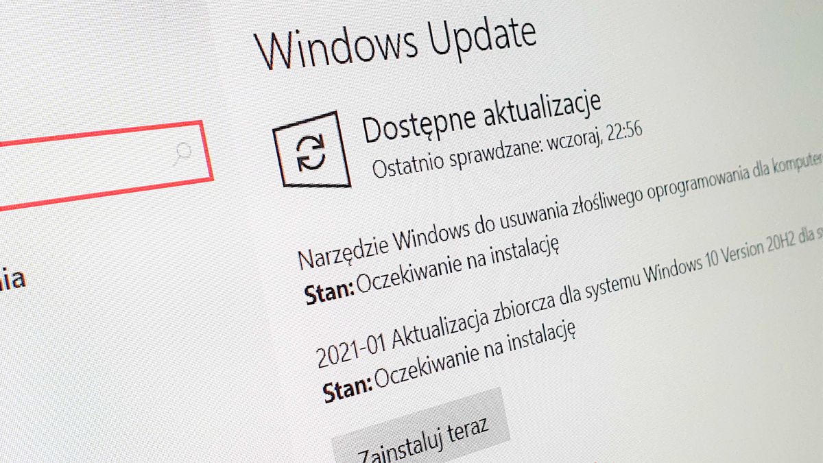 Windows 10 otrzymał pierwsze zbiorcze aktualizacje w roku, fot. Oskar Ziomek