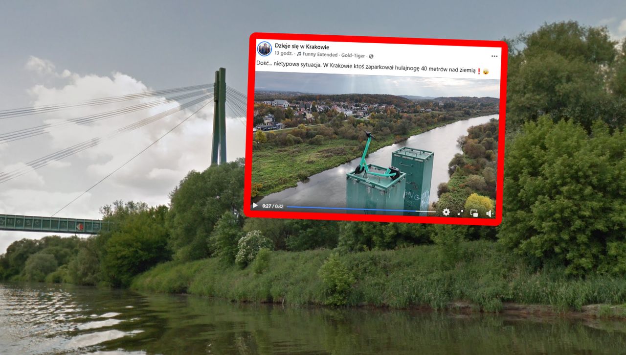 40 m nad ziemią. Łapią się za głowy. To nie fotomontaż