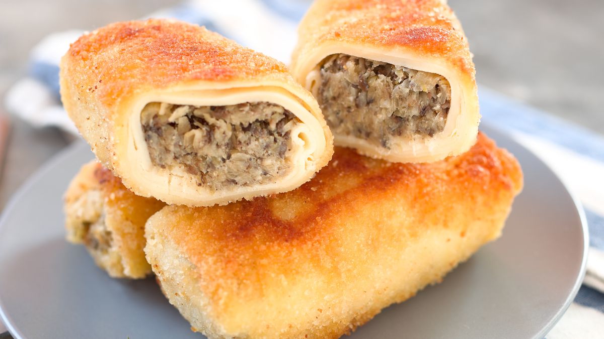 Krokiety z postnym nadzieniem to podstawa kolacji wigilijnej