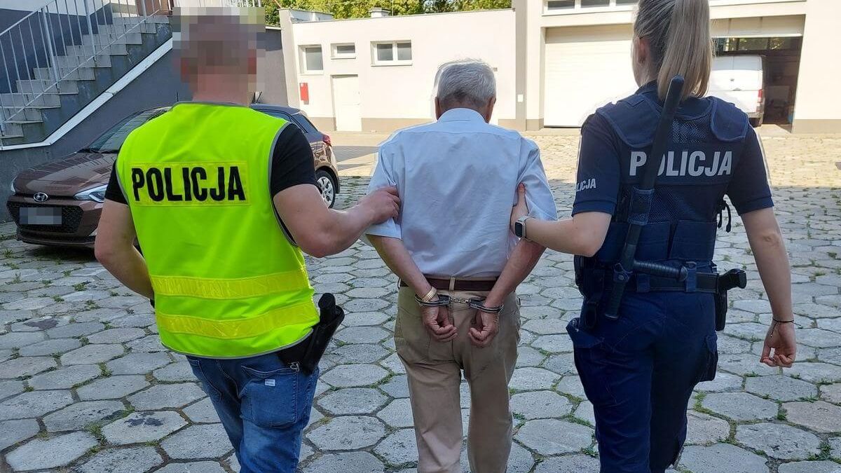72-latek aresztowany przez policję