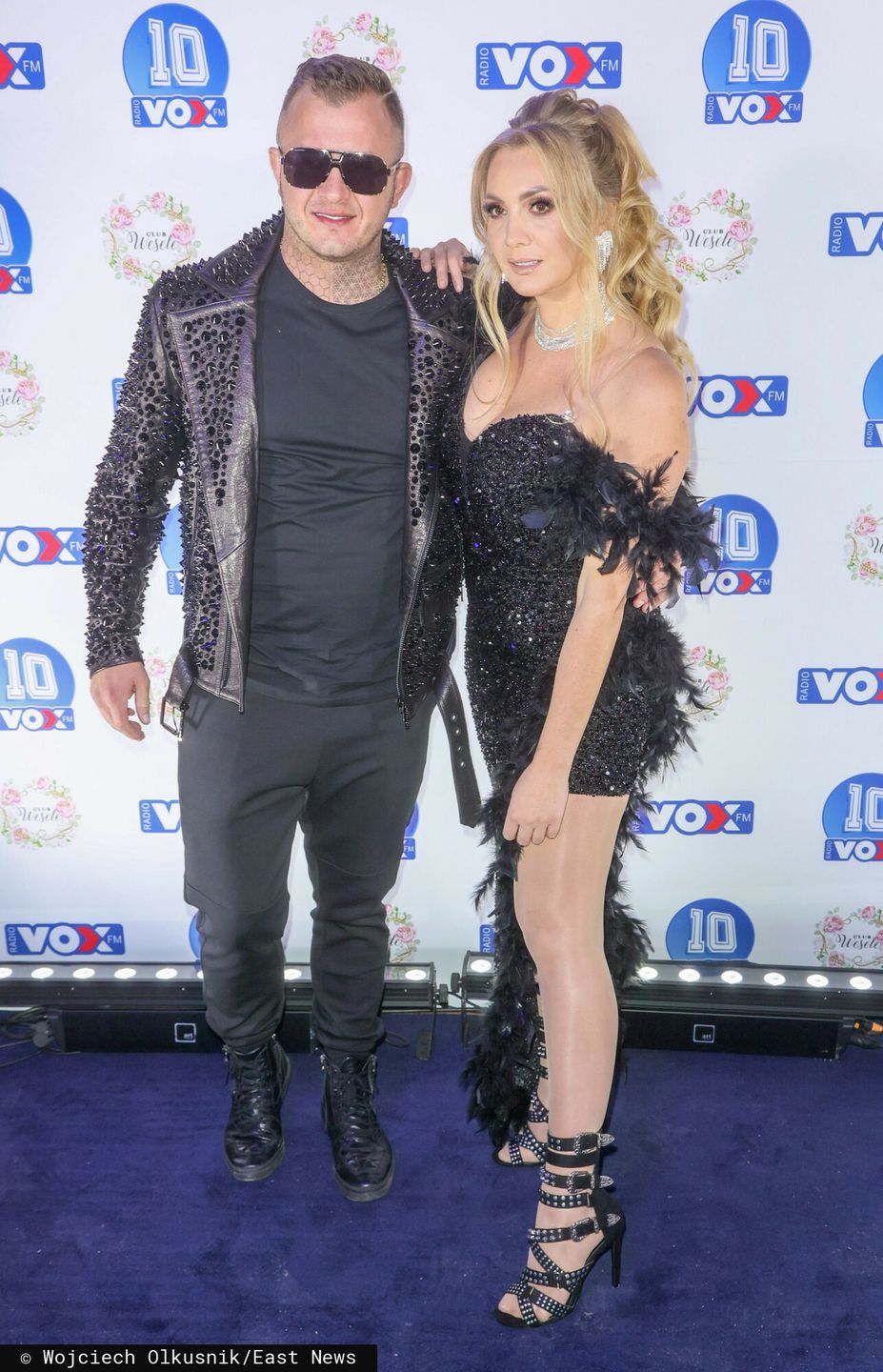 Dawid Narożny z żoną Joanną