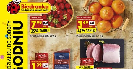 Biedronka gazetka od 21.02. Jakie promocje w Biedronce od poniedziałku?