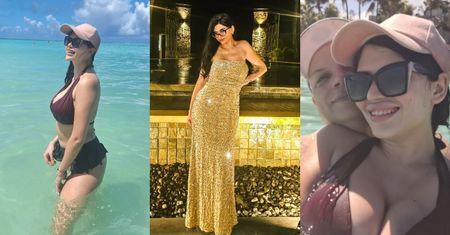 Karolina Skiba nadaje z Afryki, eksponując swoje wdzięki w stroju kąpielowym i eleganckiej sukni. Fajnie?