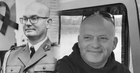 Poruszające słowa nad trumną. Ojciec policjanta przemawiał na pogrzebie