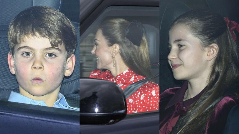 Royalsi w drodze do Pałacu Buckingham