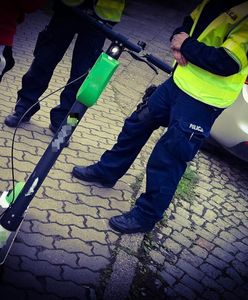 Zabrze. Pijany wsiadł na hulajnogę, jazdę skończył z obrażeniami twarzy