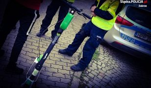 Zabrze. Pijany wsiadł na hulajnogę, jazdę skończył z obrażeniami twarzy