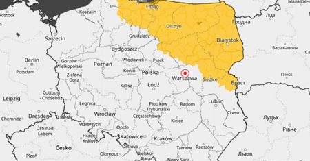 IMGW ostrzega. Na północnym wschodzie zrobi się niebezpiecznie