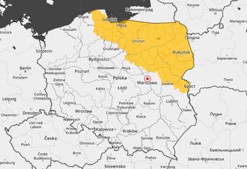 IMGW ostrzega. Na północnym wschodzie zrobi się niebezpiecznie