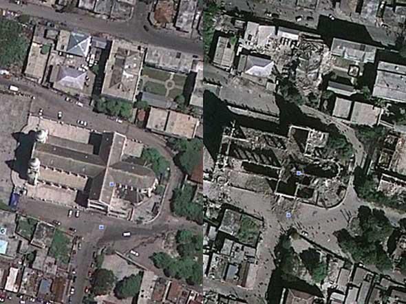 Zobacz Haiti przed i po kataliźmie dzięki Google Earth 2